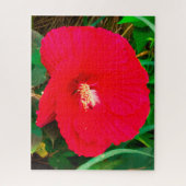 Red Hibiscus  126 X 20 Puzzle Legpuzzel (Verticaal)