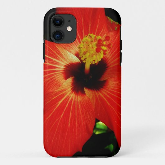 Red Hibiscus Case-Mate iPhone Case (Achterkant)