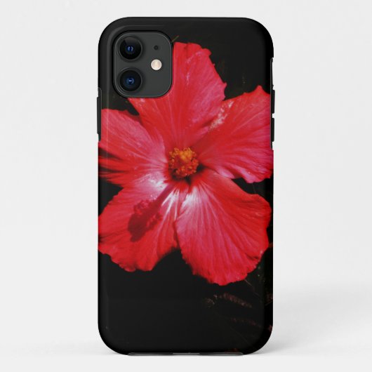 Red Hibiscus Case-Mate iPhone Case (Achterkant)