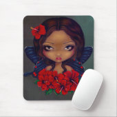 "Red Hibiscus Fairy" Mousepad Muismat (Met muis)
