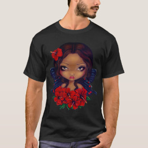 Red Hibiscus Fairy Shirt