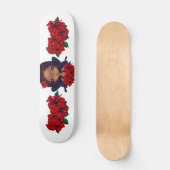 Red Hibiscus Fairy Skateboard (Voorkant)