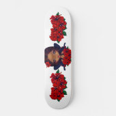 Red Hibiscus Fairy Skateboard (Voorkant)