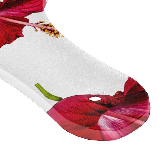 Red Hibiscus Flower Side Uitzicht Snijplank (Hoek)