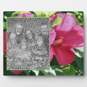 Red Hibiscus Flower Voeg je eigen foto toe Fotoplaat (Voorkant)