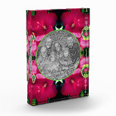 Red Hibiscus Flowers Lijst Uw toevoegen Fotoblokken (Links)