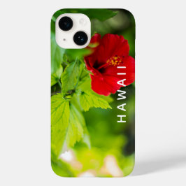 Red Hibiscus Hawaii Tropische Flower iPhone iPhone 16 Pro Max Hoesje