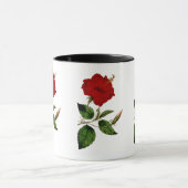 Red Hibiscus met Black Ringer Mok (Midden)