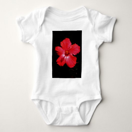Red Hibiscus Romper (Voorkant)