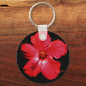 Red Hibiscus Sleutelhanger (Voorkant)