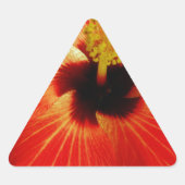 Red Hibiscus Sticker (Voorkant)