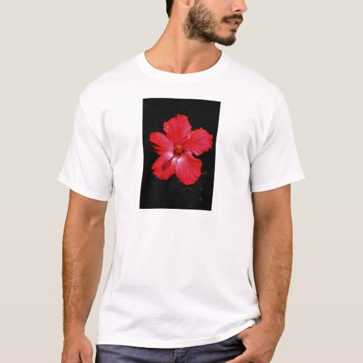 Red Hibiscus T-shirt (Voorkant)