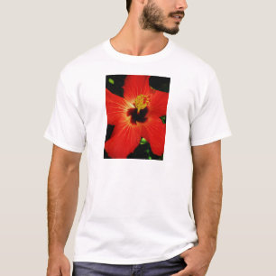Red Hibiscus T-shirt