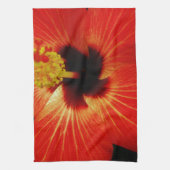 Red Hibiscus Theedoek (Verticaal)