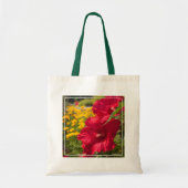 Red Hibiscus Tote Bag (Voorkant)