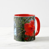 Red Hibiscus Tree Mok (Voorkant rechts)