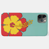 Red Hibiscus Tropical Flower Case-Mate iPhone Case (Achterkant (horizontaal))