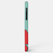 Red Hibiscus Tropical Flower Case-Mate iPhone Case (Achterkant/links)