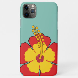 Red Hibiscus Tropical Flower Case-Mate iPhone Case