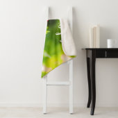 Red Hibiscus Tropical Flower Sherpa Deken (In situ)