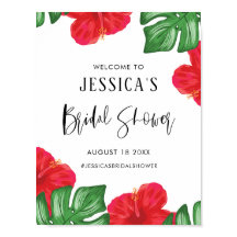 Red Hibiscus Tropical Vrijgezellenfeest Welkom