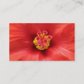 Red Hibiscus Visitekaartje (Achterkant)