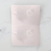 Red Hibiscus Wenskaart Kaart (Binnen)