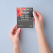 Red Hibiscus Yoga A5 flyer (Hand)