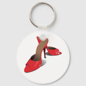 Red High Heeled Shoes Mode Sleutelhanger (Voorkant)