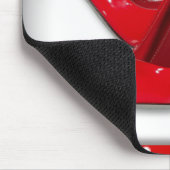 Red High Heels Polka Dots Pattern Muismat (Hoek)