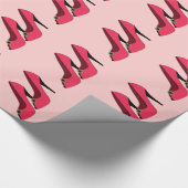 Red High Hiel Stiletto Cadeaupapier (Hoek)