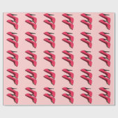 Red High Hiel Stiletto Cadeaupapier (Vlak)