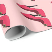 Red High Hiel Stiletto Cadeaupapier (Rol Hoek)