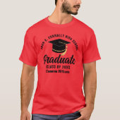 Red High School Afstuderen aangepast Afstuderen 20 T-shirt (Voorkant)