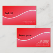 Red Hill Visitekaartje (Voorkant / Achterkant)