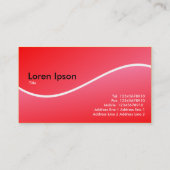 Red Hill Visitekaartje (Achterkant)