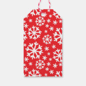 Red Ho Ho Drie Foto Vakantie Cadeaulabel (Achterkant)