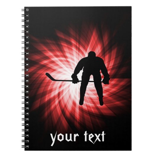 Red Hockey Notitieboek (Voorkant)