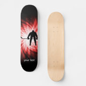 Red Hockey Persoonlijk Skateboard (Voorkant)