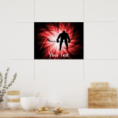Red Hockey Poster (Keuken)