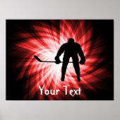 Red Hockey Poster (Voorkant)