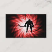 Red Hockey Visitekaartje (Achterkant)