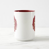 Red HOGWARTS™ Crest Holiday Wreater Mok (Midden)