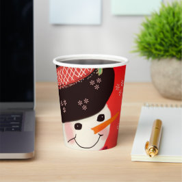 Red Holiday Designer Papieren Bekers