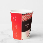 Red Holiday Designer Papieren Bekers (Rechts)