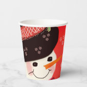 Red Holiday Designer Papieren Bekers (Voorkant)