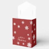Red Holiday Gift Box Bedankdoosjes (Geopend)