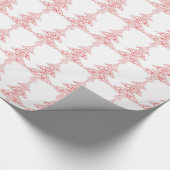 Red Holiday kerstboom Cadeaupapier (Hoek)