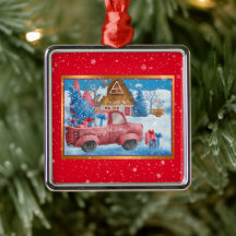 Red Holiday kersttruck aanpassen