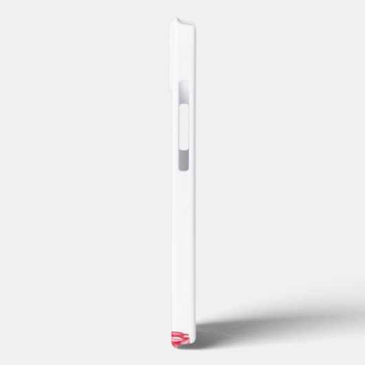 Red Holiday/Winter Sweater iPhone Case (Achterkant / Links)